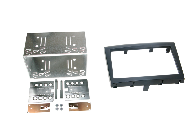 ACV 381323-03-2 Porsche Facelift Double DIN Fascia — Black / Professional Installation