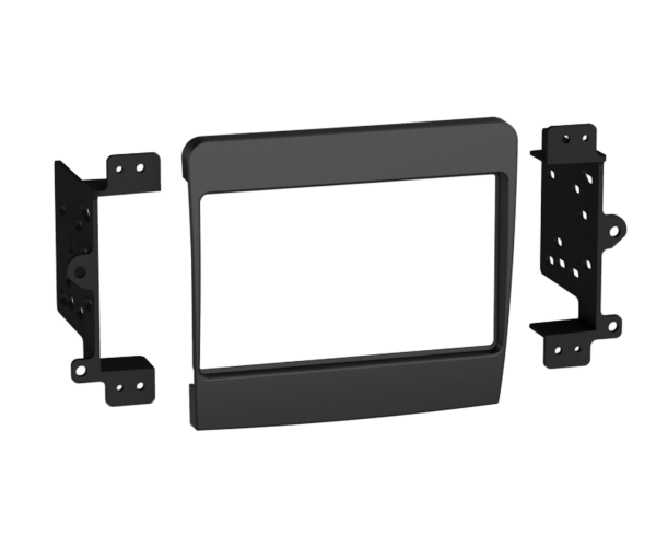 ACV 381323-10-1 Porsche 911 / Boxster / Cayman Double DIN Fascia — Matt Black