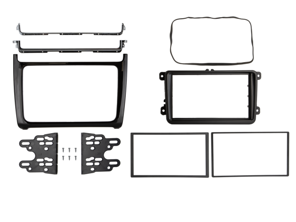 ACV 381320-41-2 VW Polo Double DIN Fascia — Piano Black