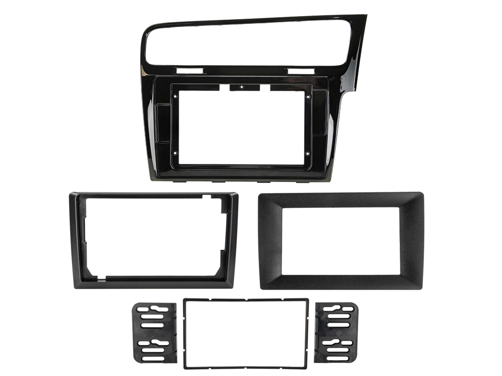 ACV 381320-39-1 VW Golf VII 10 / 9 / 7-inch Fascia Kit — RHD / Piano Black