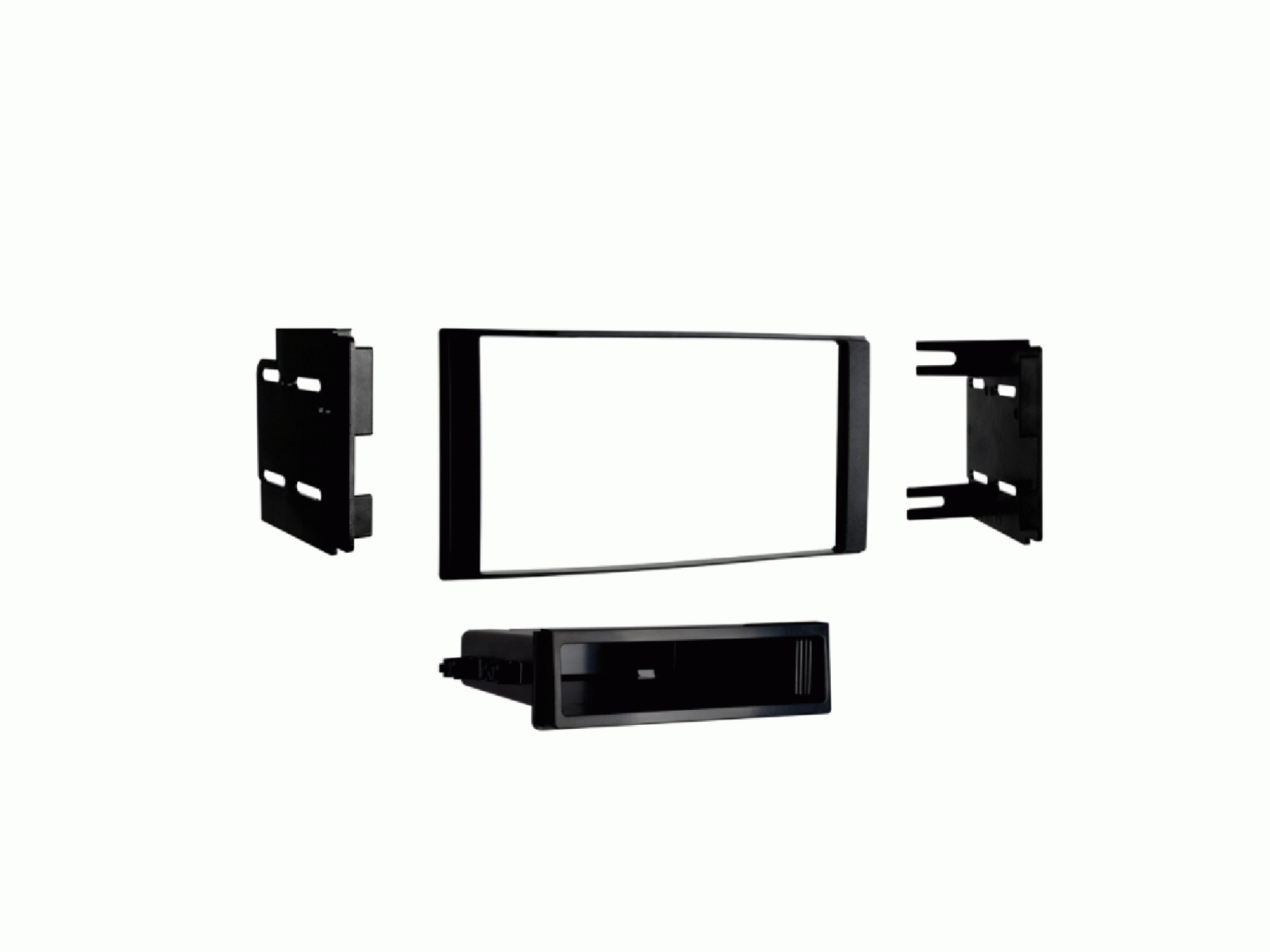 ACV 381210-30-1 Nissan Micra / Note / Versa Single / Double DIN Fascia — Matt Black