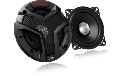 JVC CS-V418 100mm Dual-Cone Speakers — Pair