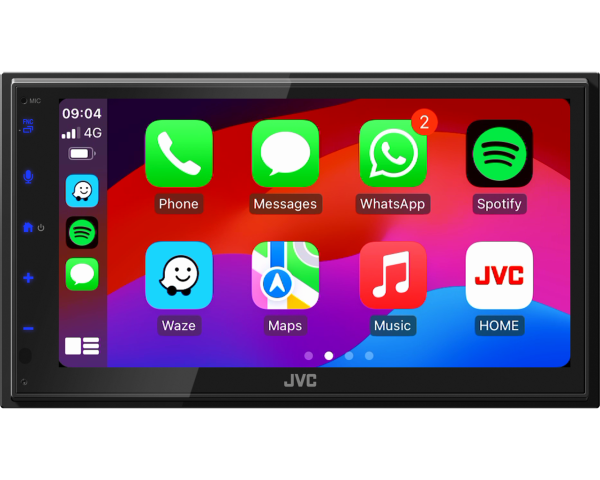 JVC KW-M593BT 6.8-inch Wired CarPlay & Android Auto Stereo