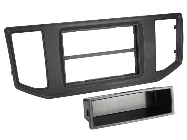ACV 381320-26-1 VW Crafter / MAN TGE Fascia with Pocket — Shallow Double DIN
