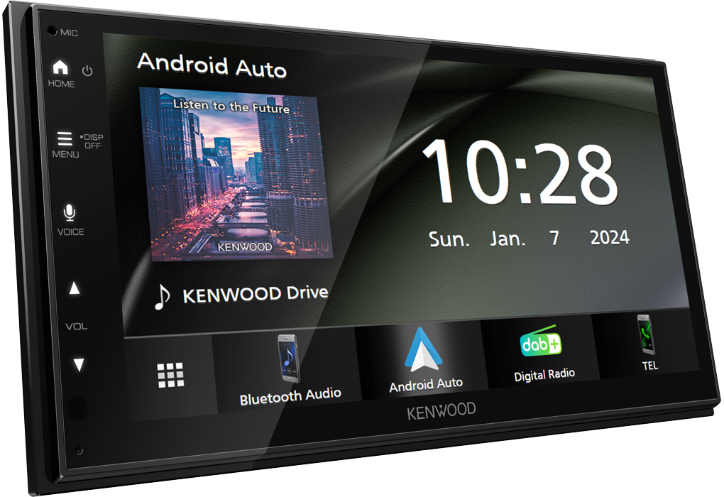 Kenwood DMX5023DABS 6.8-inch Wired CarPlay & Android Auto Stereo - Image 2