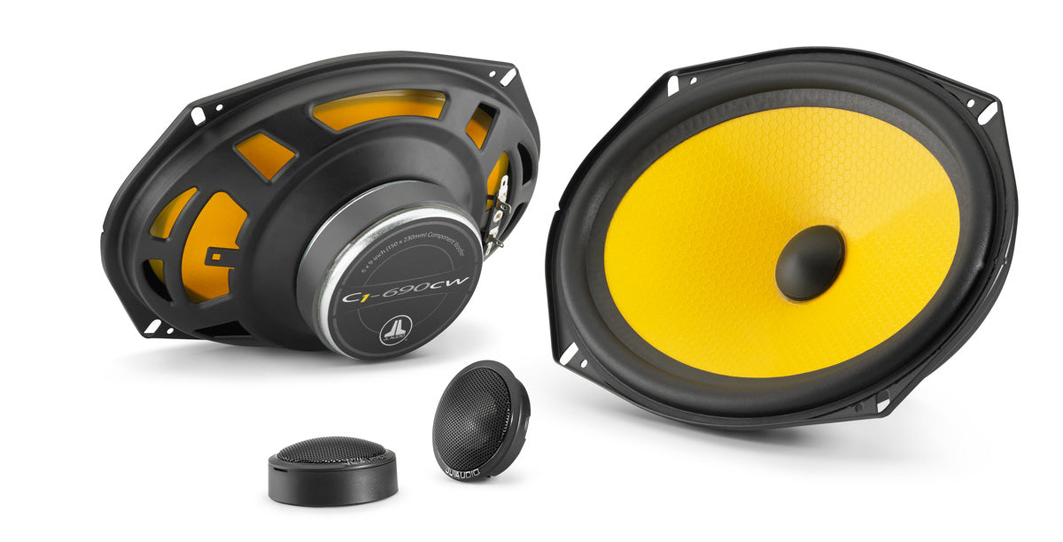 JL Audio C1-690 6 x 9 inch Two-Way Component Speakers — Stereo Set