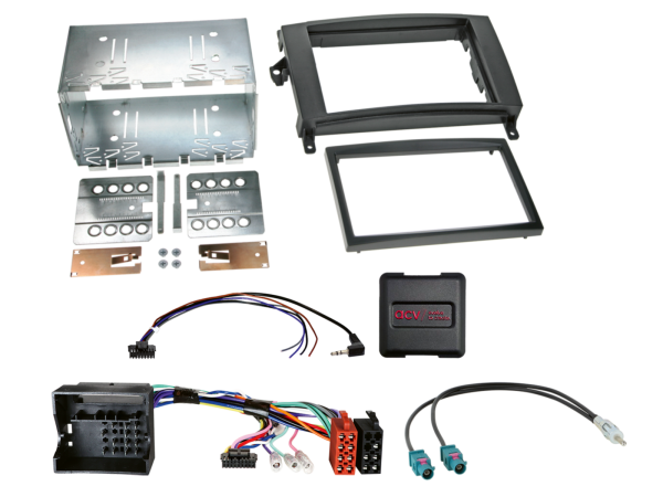 ACV 621190-18-1 Mercedes double-DIN fitting kit – black