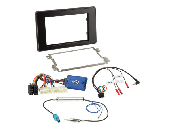 ACV 621250-20-1 Master / Movano / NV400 basic-radio fitting kit – black