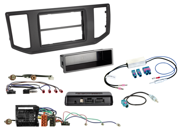 ACV 621320-26-1 VW Crafter / MAN TGE MIB-II fitting kit – black