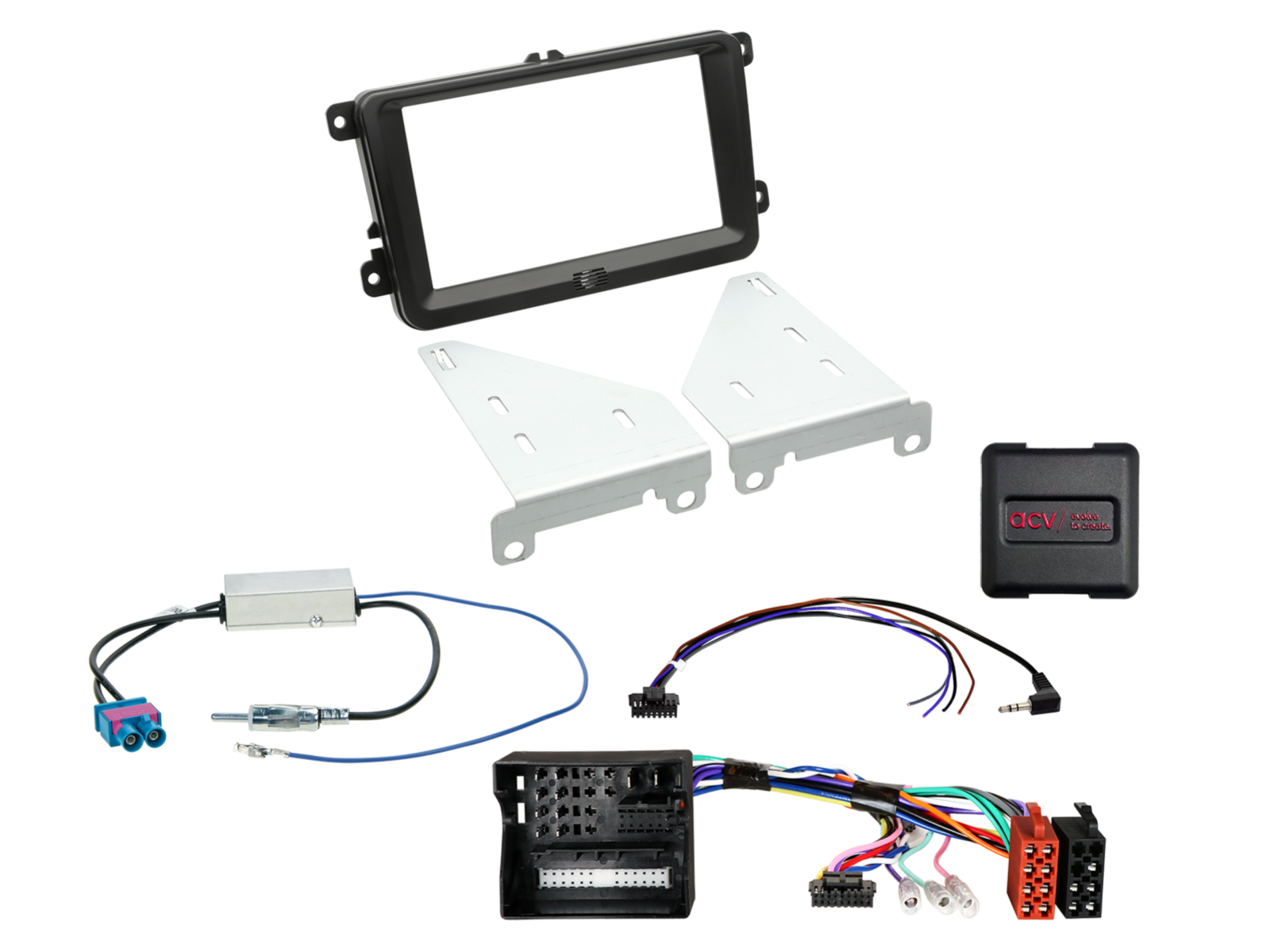 ACV 621320-30-1 Seat / VW 52-pin MIB double-DIN fitting kit