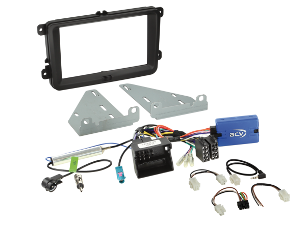 ACV 621320-30-2 Seat / Skoda / VW 40-pin double-DIN fitting kit