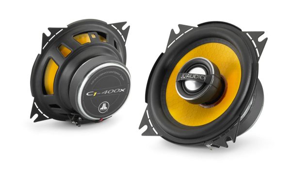 JL Audio C1-400x 100mm Two-Way Coaxial Speakers — Pair