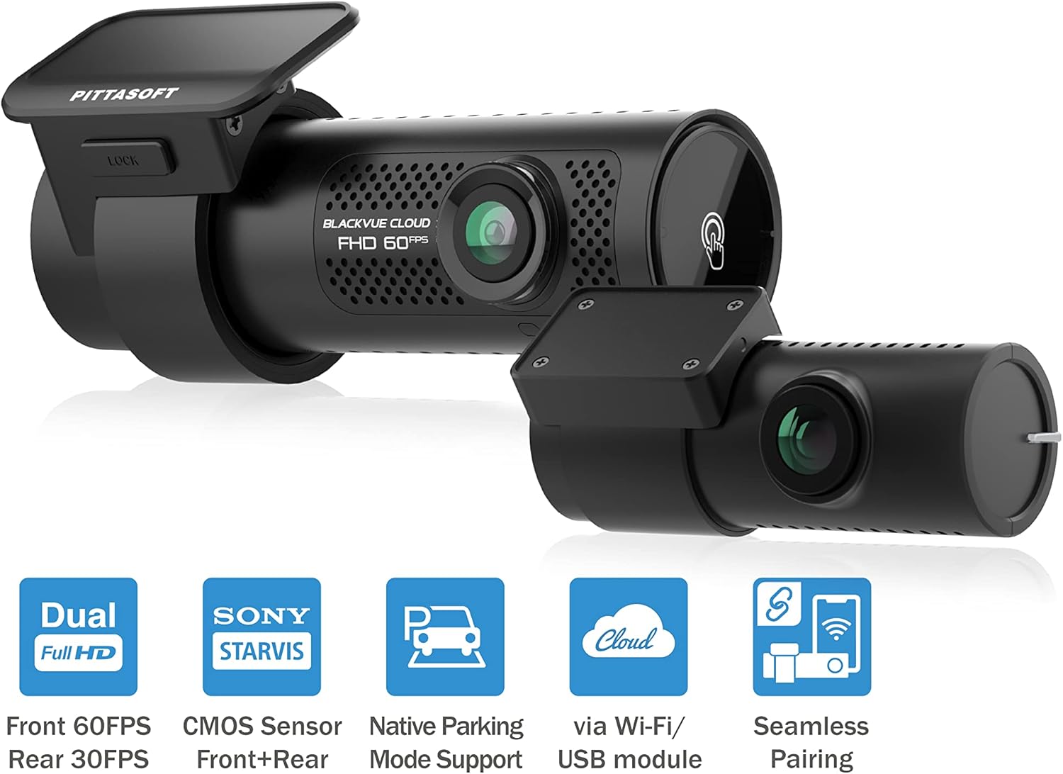 BlackVue DR770X-2CH Full HD Front & Rear Dash Cam 64GB