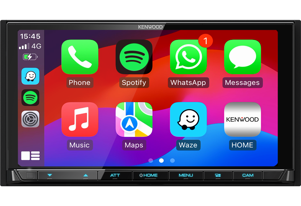 Kenwood DMX8021DABS 7-inch Wireless CarPlay & Android Auto Stereo