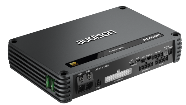 Audison AF M12.14 bit Forza 12-Channel Amplifier with 14-Channel DSP