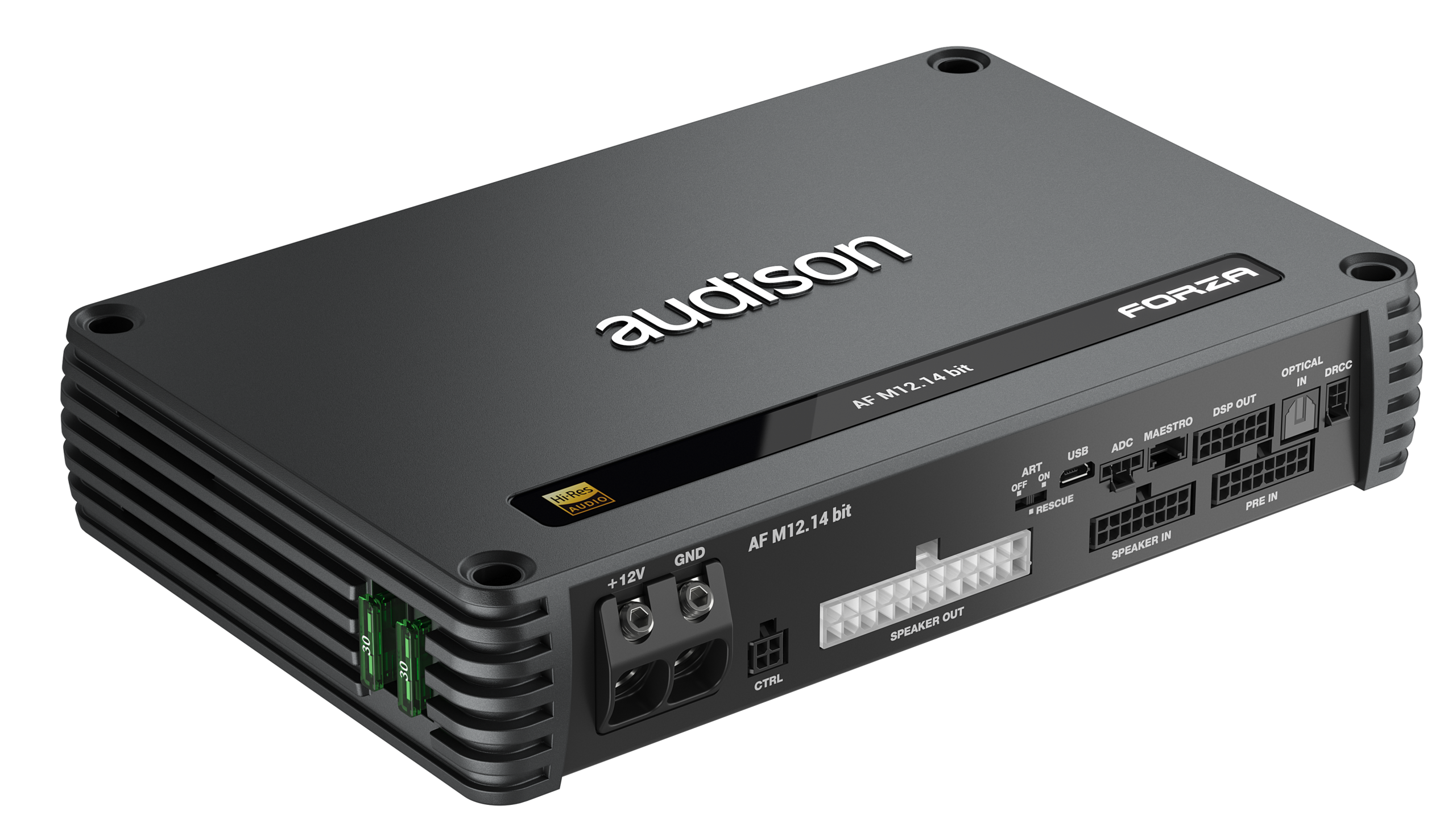 Audison AF M12.14 bit Forza 12-Channel Amplifier with 14-Channel DSP