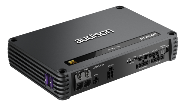 Audison AF M1.7 bit Forza 1-Channel Amplifier with 7-Channel DSP