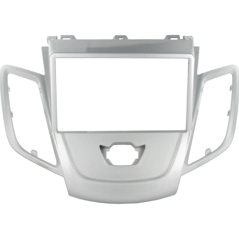 Connects2 CT23FD16 Silver Fiesta Double-DIN Fascia – Without Display, Cutting Required