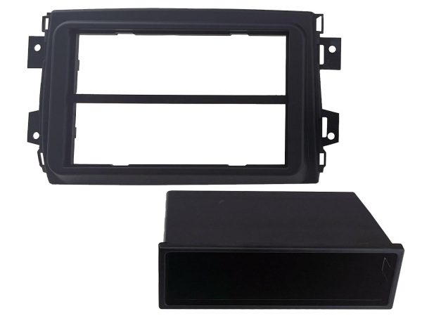 Connects2 CT23FT53 Ducato Series 8 Double / Single DIN Fascia — Black