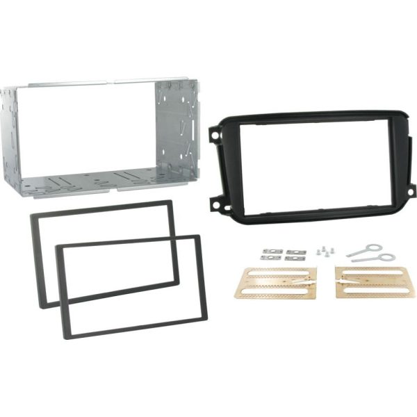 Connects2 CT23MM02 Black Smart ForTwo Double-DIN Fascia – Additional OEM Trim Required