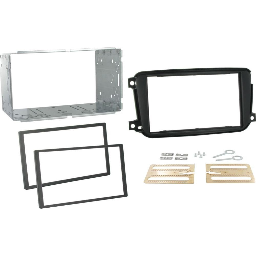 Connects2 CT23MM02 Black Smart ForTwo Double-DIN Fascia – Additional OEM Trim Required