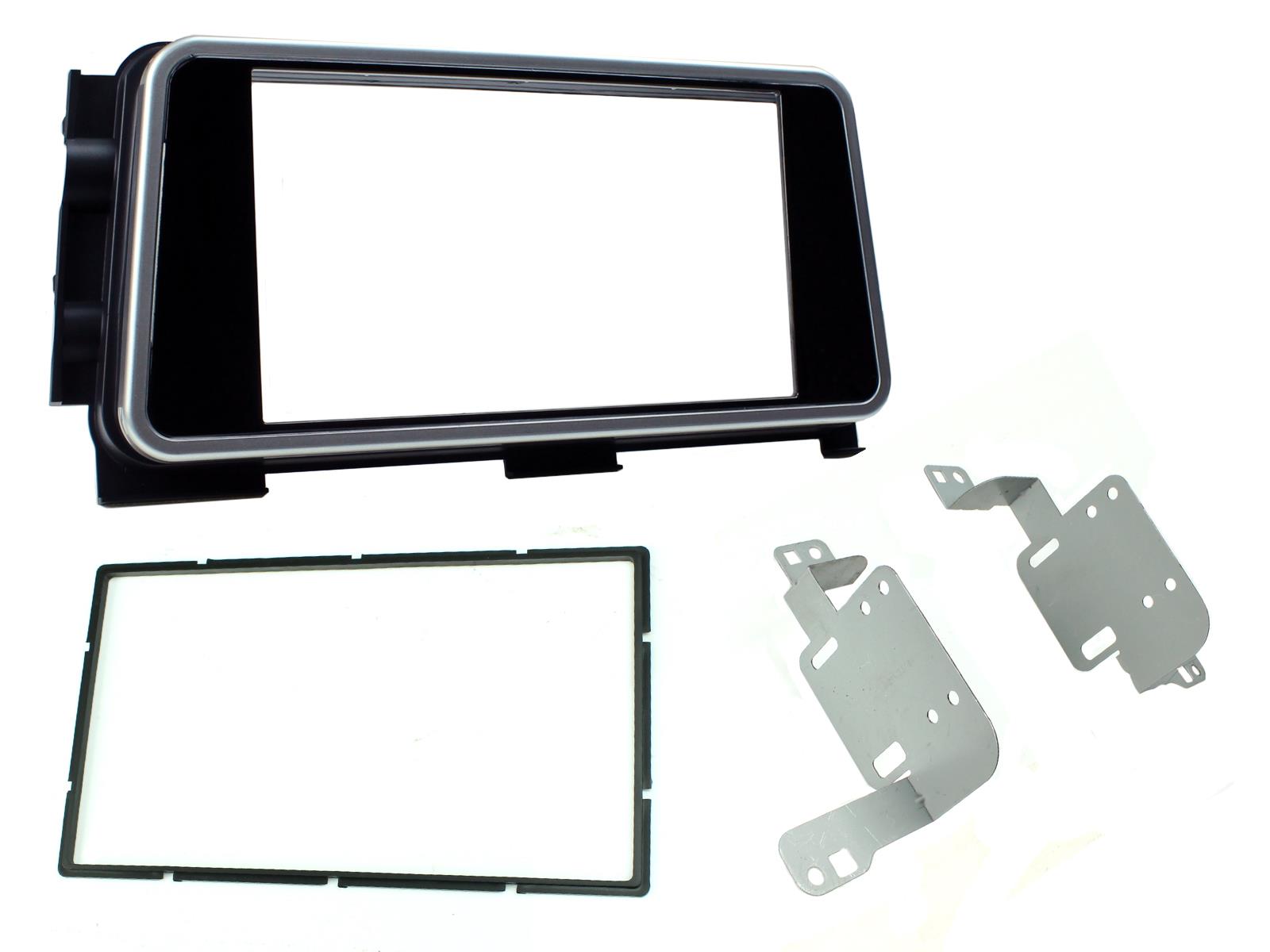 Connects2 CT23NS37 Nissan Micra / Kicks Fascia — Gloss Black / Silver