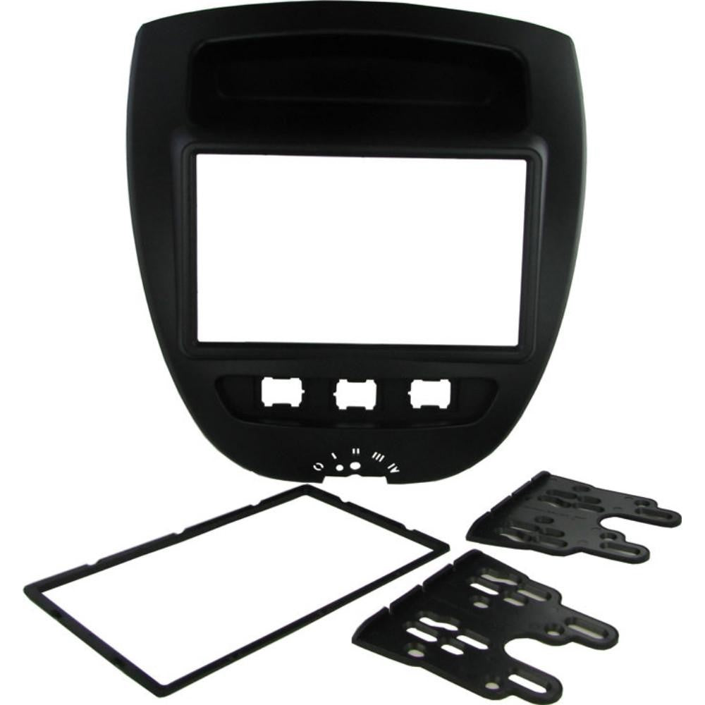 Connects2 CT23TY23 Black Aygo/C1/107 Double-DIN Fascia