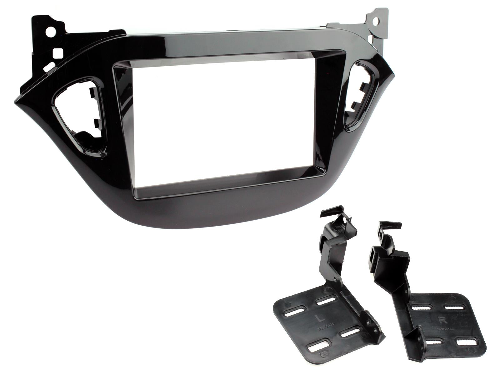 Connects2 CT23VX57 Corsa Double DIN Fascia — Piano Black