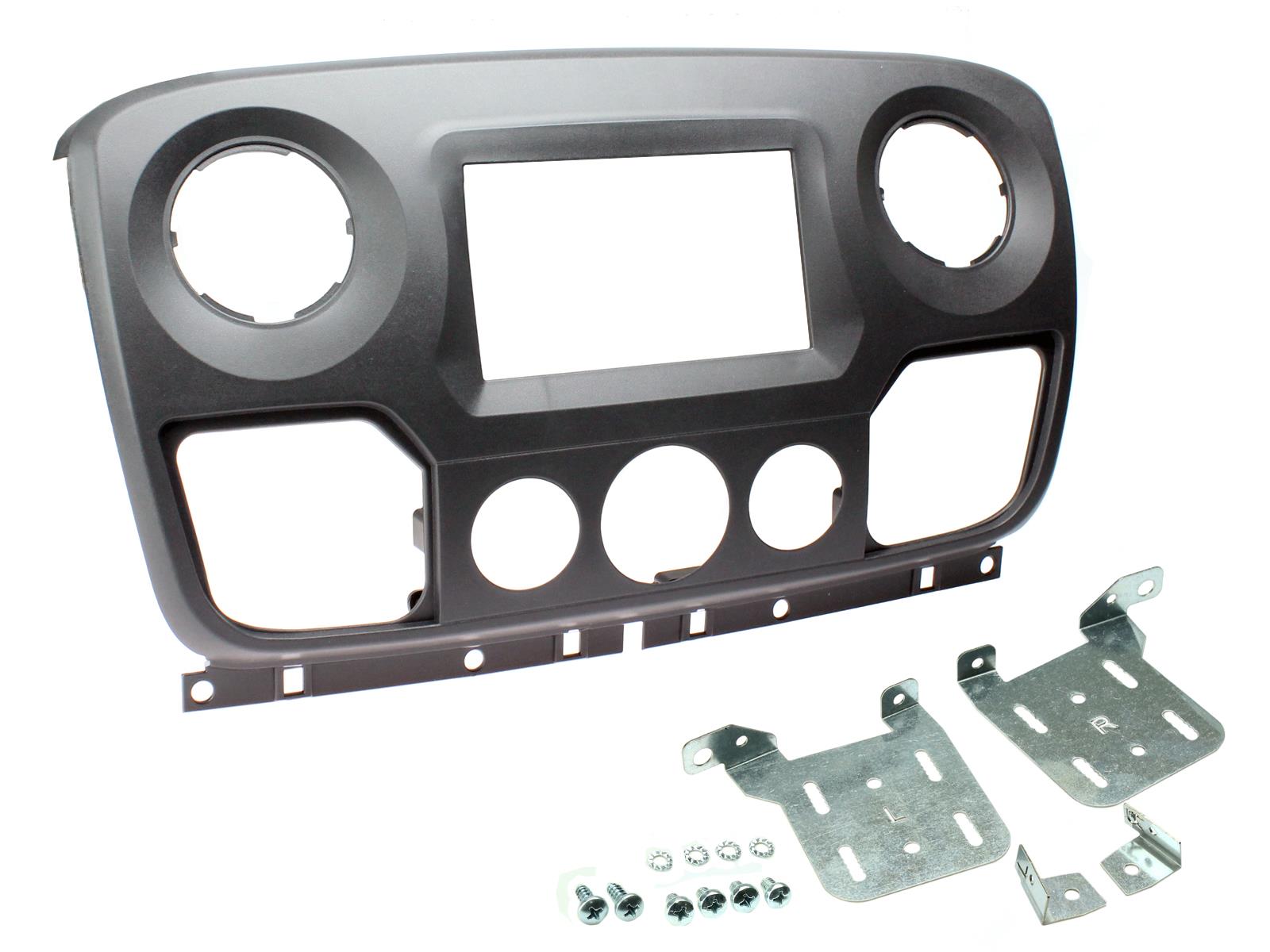Connects2 CT23VX60 Movano Double DIN Fascia — Matt Black
