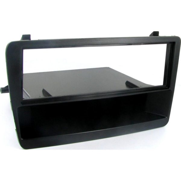 Connects2 CT24HD01 Black Single-DIN Fascia with Pocket for Honda Civic — Auto A/C