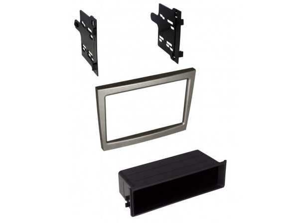 Connects2 CT24PO03 Porsche Double / Single DIN Fascia — Silver