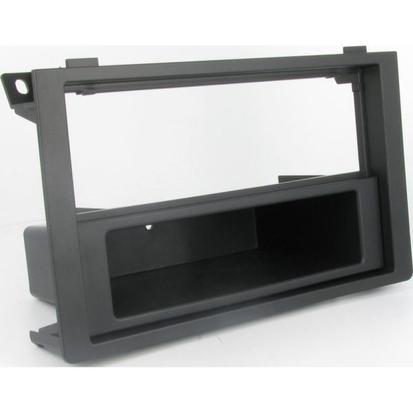 Connects2 CT24SA05 Black Single-DIN Fascia with Pocket for Saab 9-3