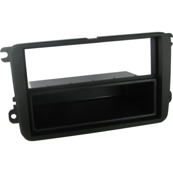 Connects2 CT24VW03 Volkswagen Single-DIN Fascia with Pocket — Black