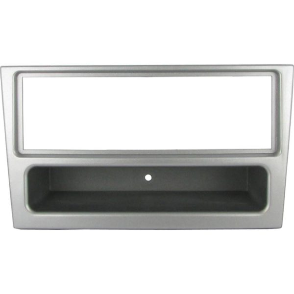 Connects2 CT24VX02 Silver Single-DIN Fascia with Pocket — No Centre Crease