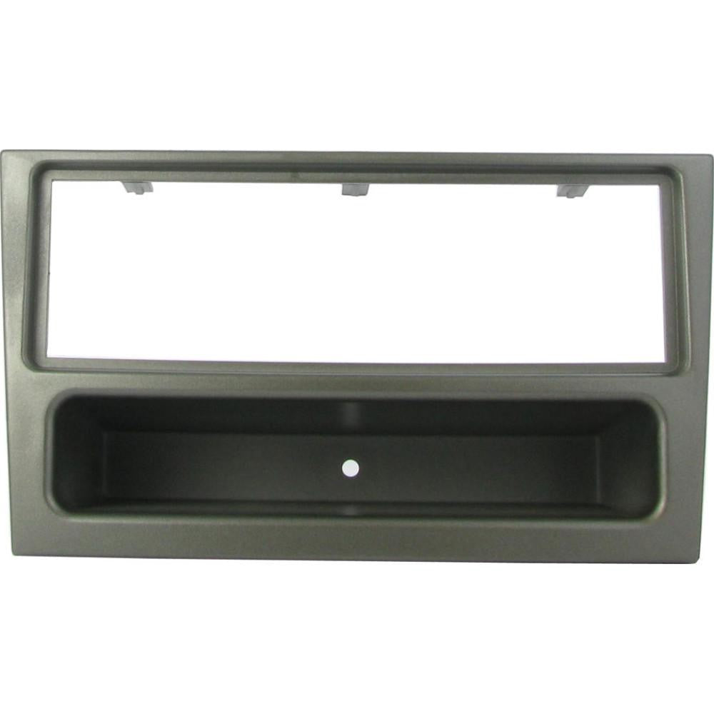 Connects2 CT24VX03 Gunmetal Single-DIN Fascia with Pocket — No Centre Crease