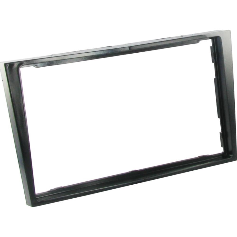 Connects2 CT24VX18 Vauxhall Double-DIN Fascia Frame — Piano Black, Centre Crease