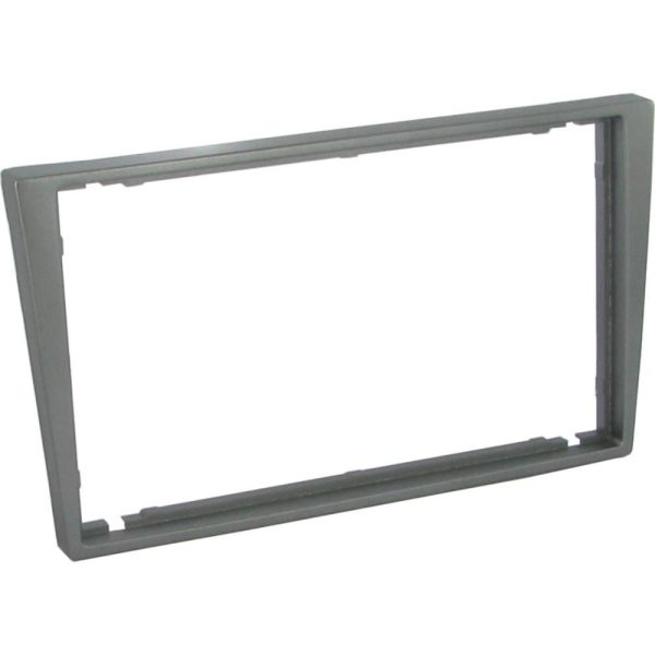 Connects2 CT24VX36 Vauxhall Double-DIN Fascia Frame — Dark Grey, No Centre Crease
