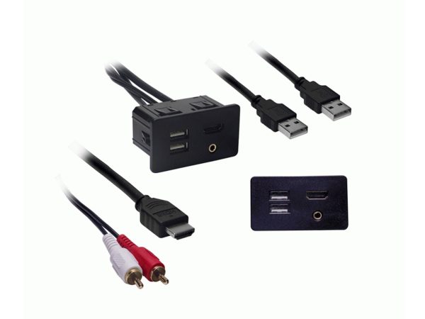 Connects2 CTFORDUSB USB, AUX & HDMI Socket Interface for Selected Ford Mustang