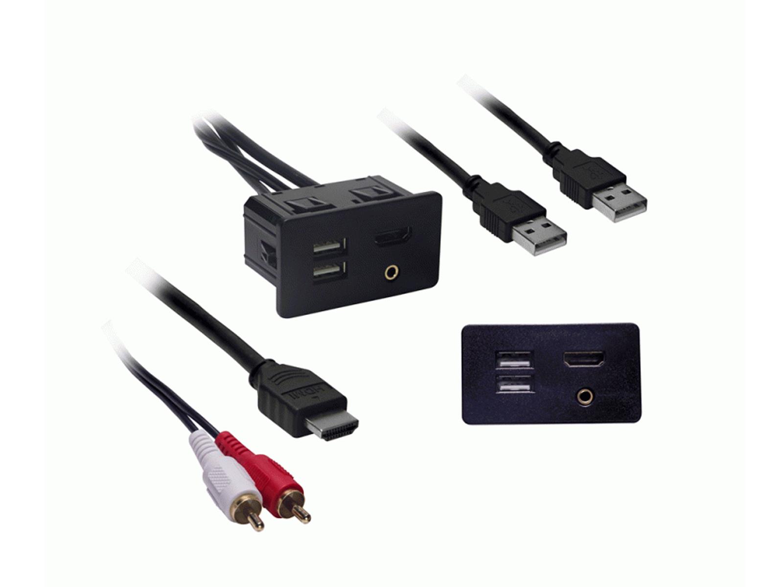Connects2 CTFORDUSB USB, AUX & HDMI Socket Interface for Selected Ford Mustang
