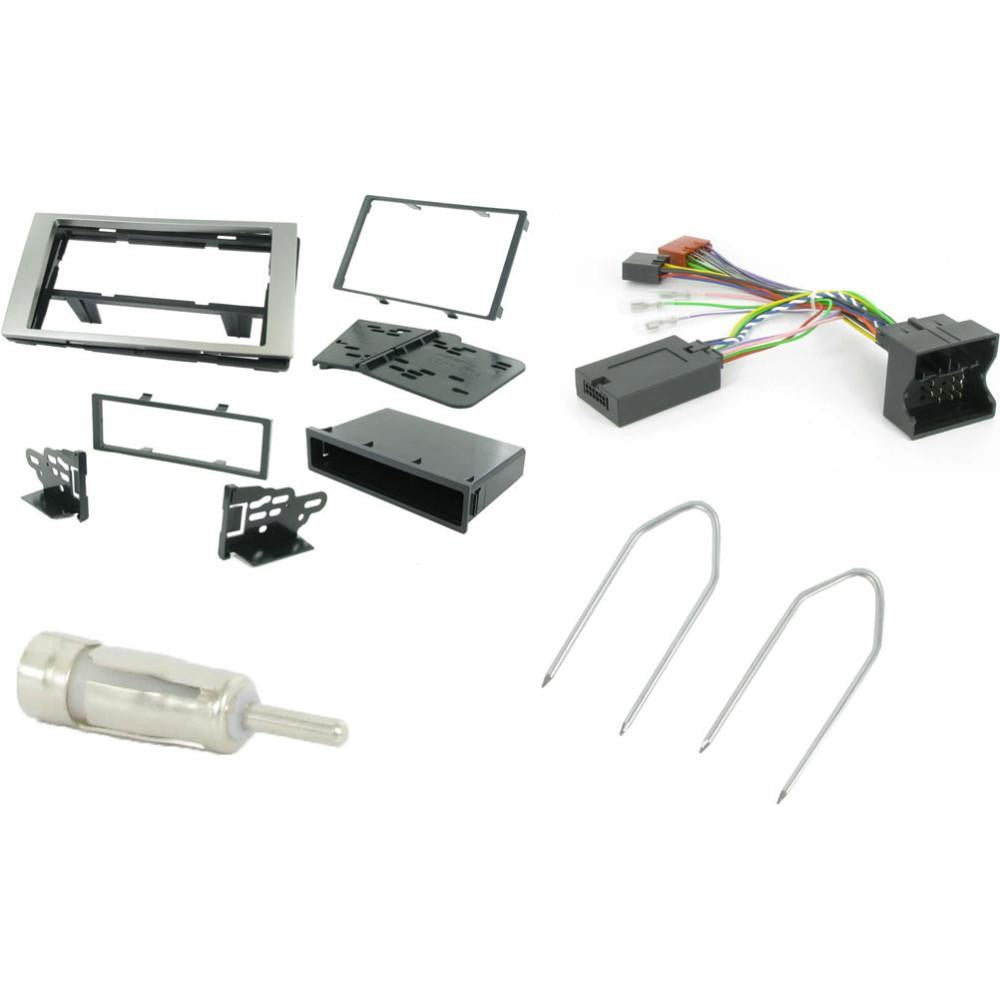 Connects2 CTKFD22 Ford square-radio single/double-DIN fitting kit – silver
