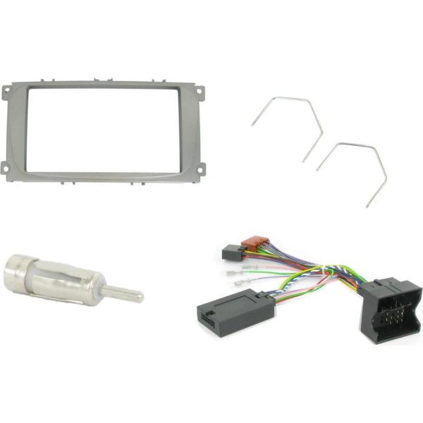 Connects2 CTKFD25 Ford Focus / Mondeo curved-radio fitting kit – silver