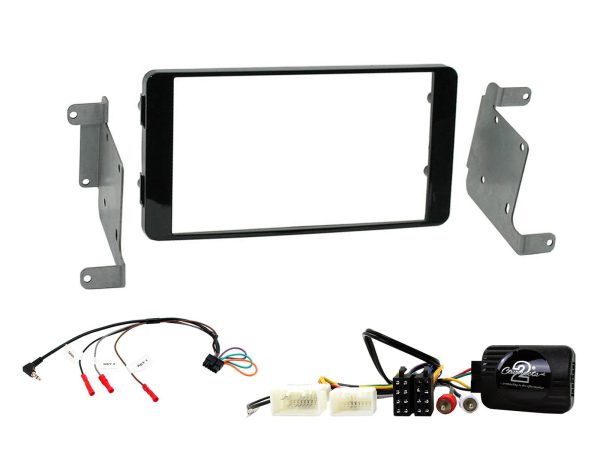 Connects2 CTKMT12 Mitsubishi L200 / Triton double-DIN fitting kit – black