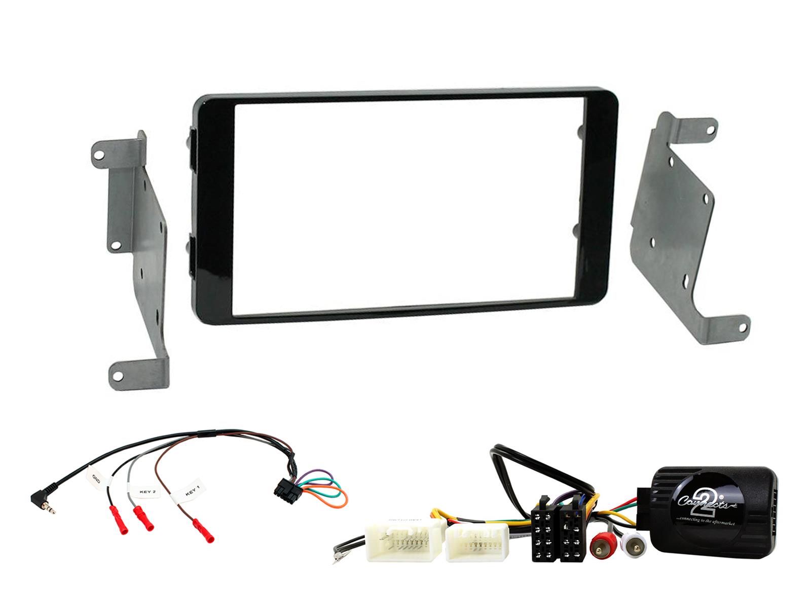 Connects2 CTKMT12 Mitsubishi L200 / Triton double-DIN fitting kit – black