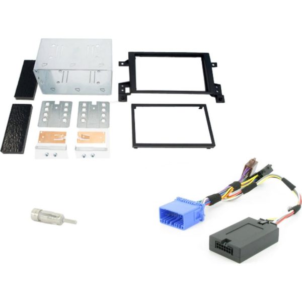 Connects2 CTKSZ01 black double-DIN fitting kit for Suzuki Grand Vitara