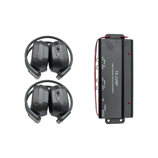 Motormax MMVSTVHP Transmitter and Two RF Headphones
