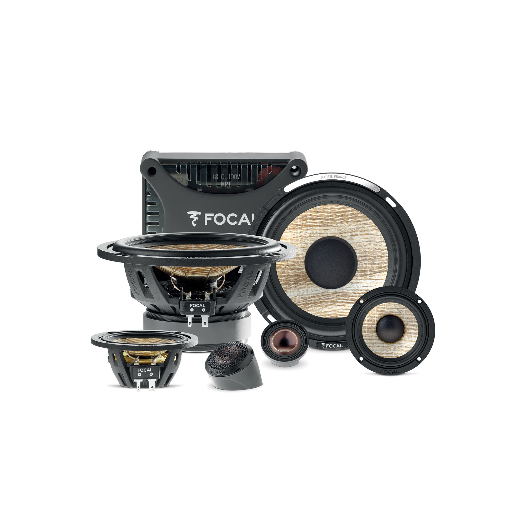 Focal PS 165 F3E Flax Evo 6.5-inch 3-Way Component Speakers