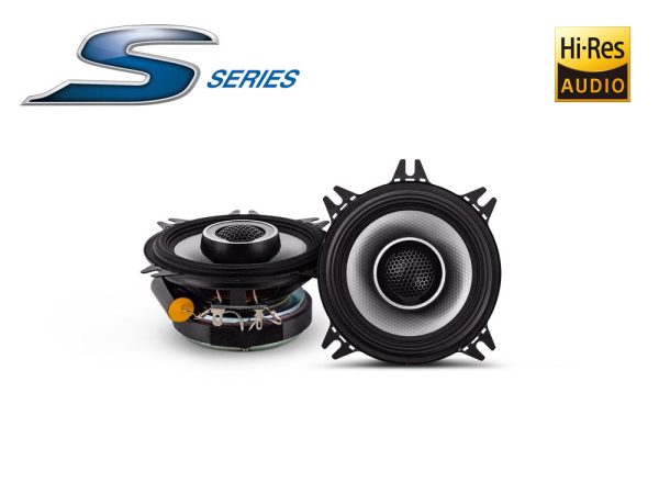 Alpine S2-S40 10cm (4-inch) Coaxial Speakers — Pair