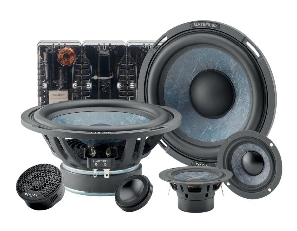 Focal Slatefiber 165 SF3 6.5-inch 3-Way Component Speaker Kit