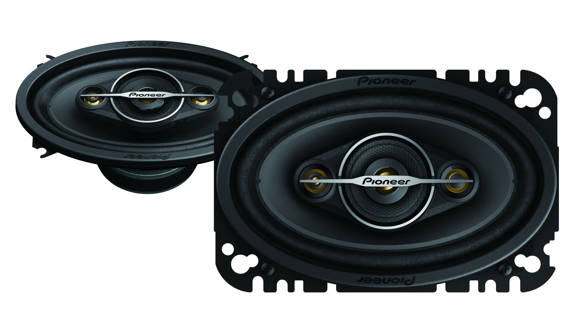 Pioneer TS-A4671F 4×6-Inch 4-Way Coaxial Speaker Pair