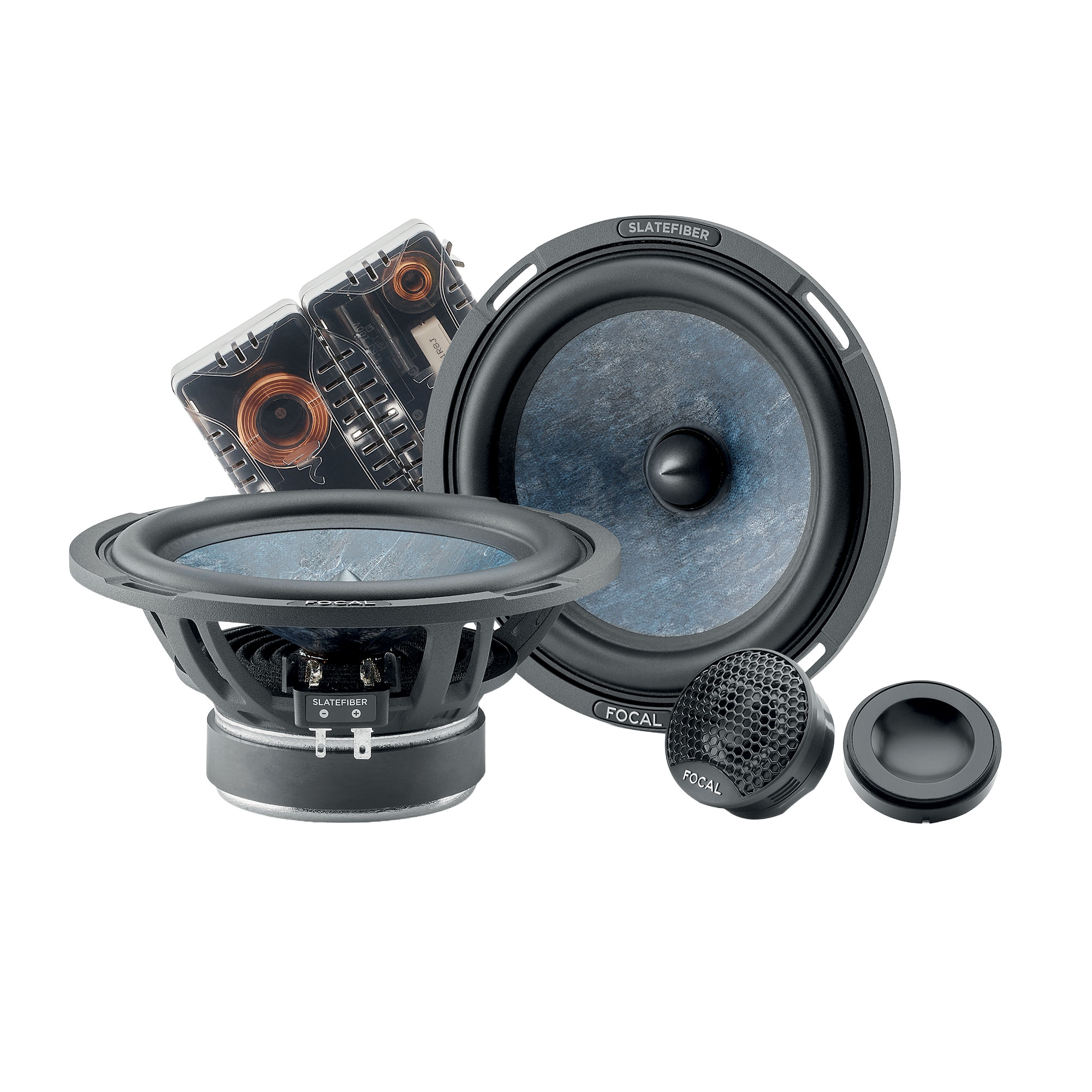 Focal 165 SF Slatefiber 6.5-inch 2-Way Component Speakers